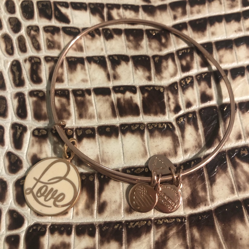 Alex and Ani rose gold bracelet